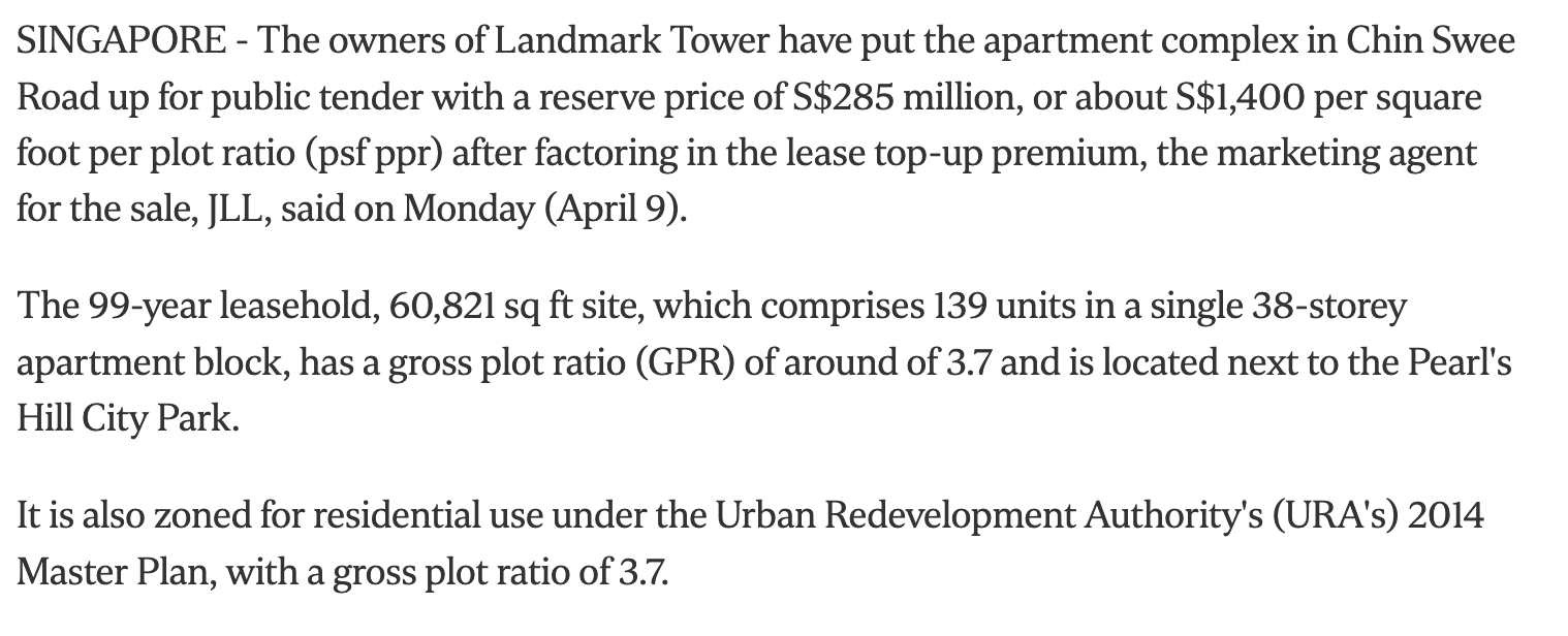 the-landmark-landmark-tower-up-for-collective-sale-with-expected-price-of-more-than-S$300million-2