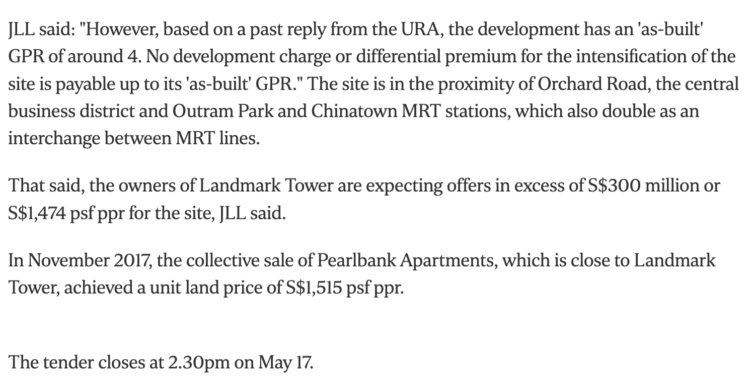 the-landmark-landmark-tower-up-for-collective-sale-with-expected-price-of-more-than-S$300million-3