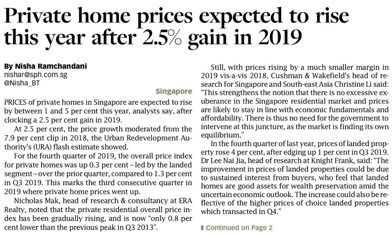 the-landmark-Private-home-prices-expected-to-rise-this year-after-2.5% gain-in-2019